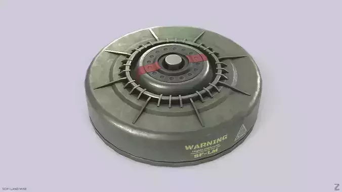 Sci fi land mine