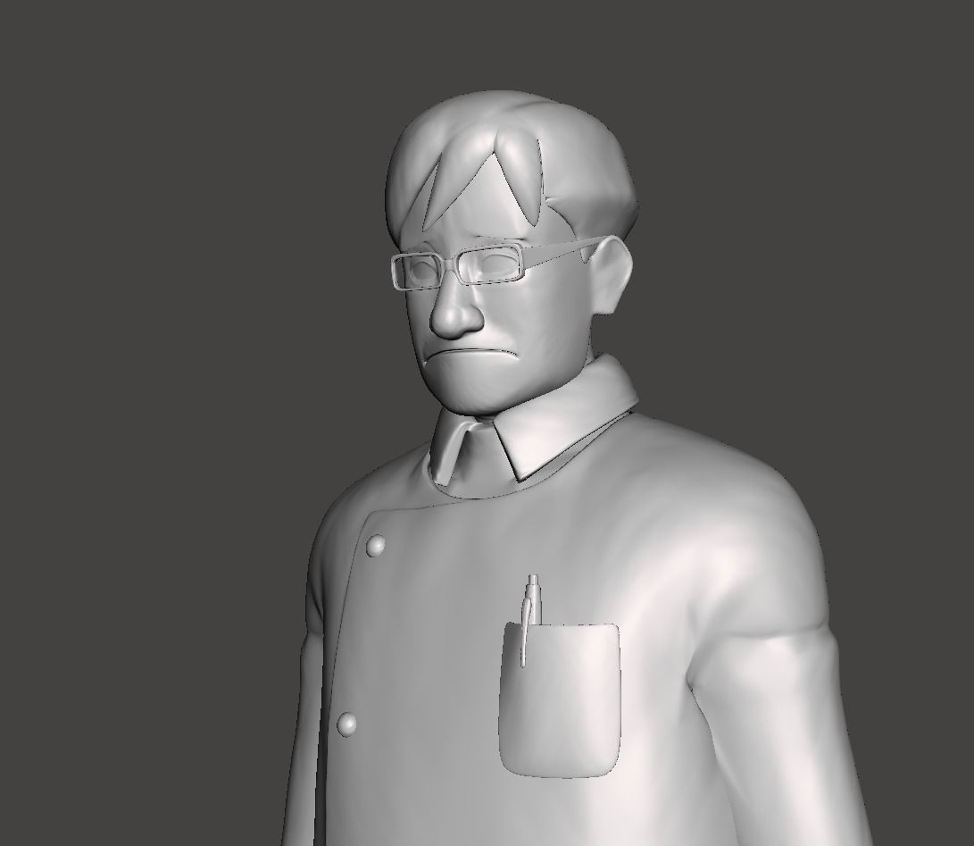 Katasuke Tono 3D Model 3D print model_1