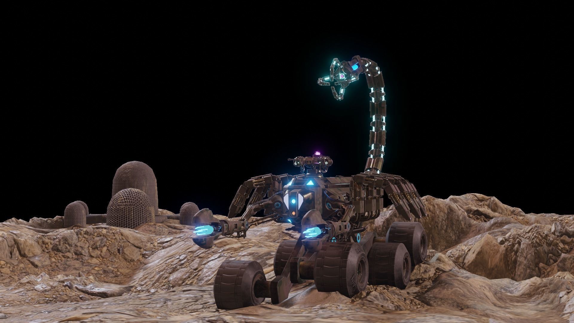 Skorpion tank 3D model Low-poly 3D model_19