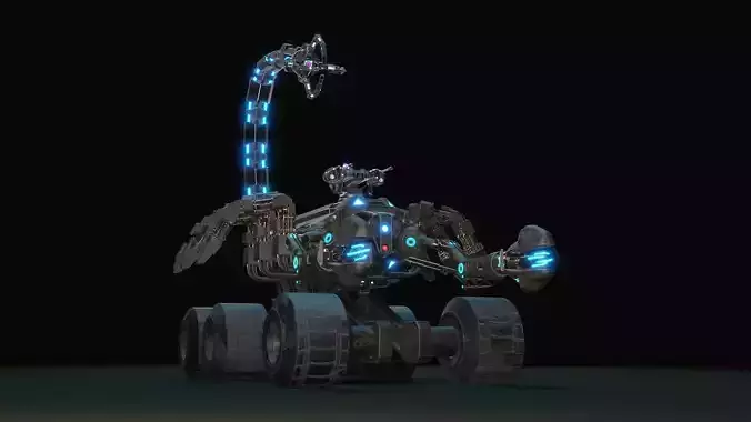 Skorpion tank 3D model Low-poly 3D model