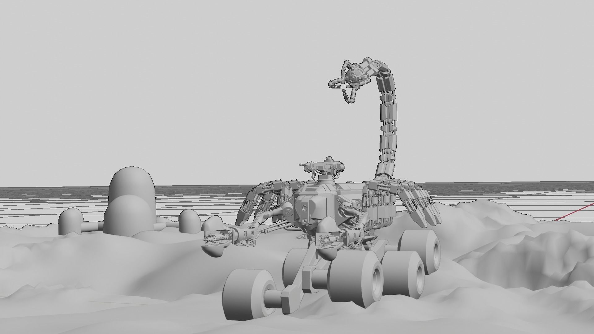 Skorpion tank 3D model Low-poly 3D model_27