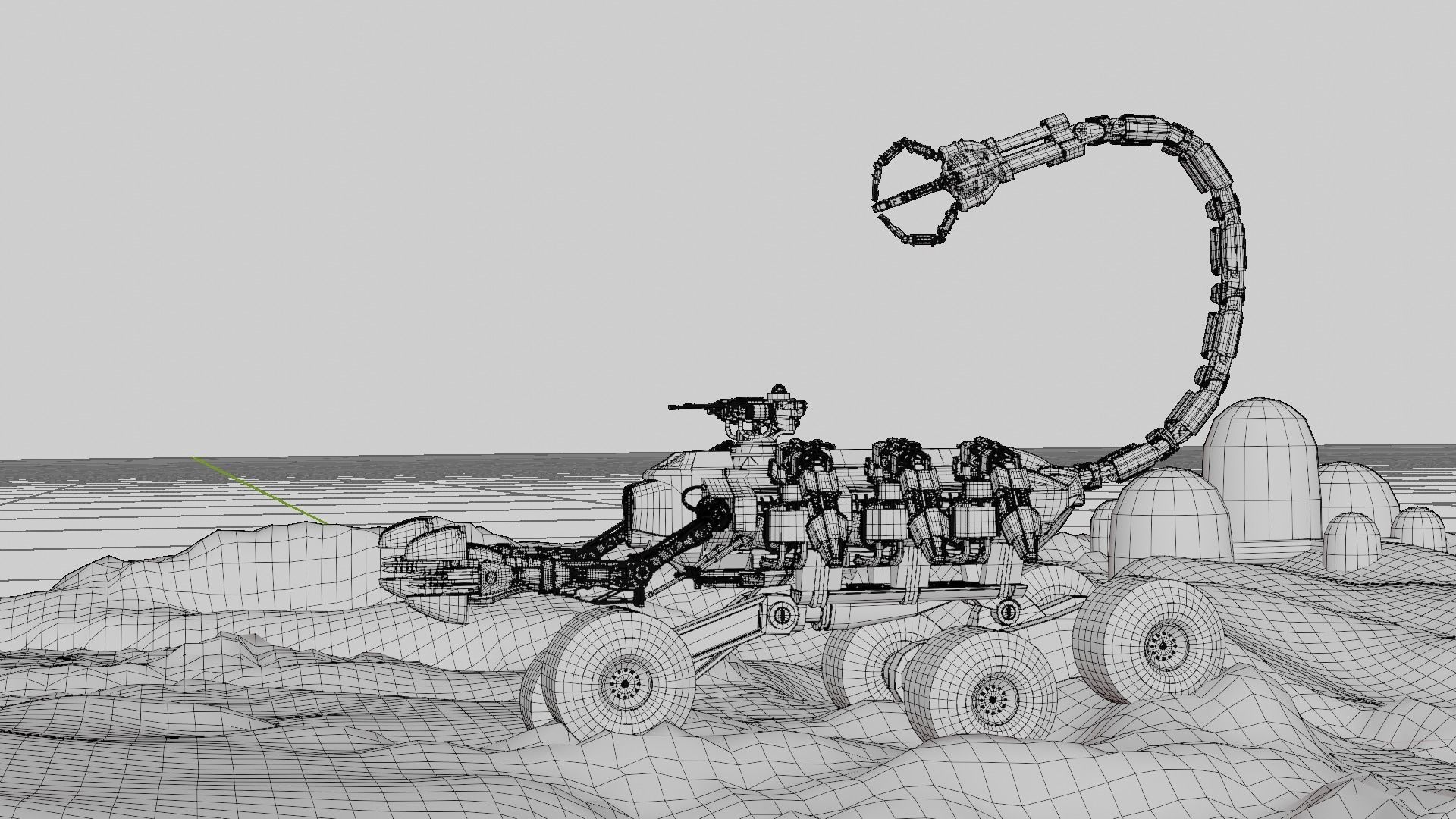 Skorpion tank 3D model Low-poly 3D model_14