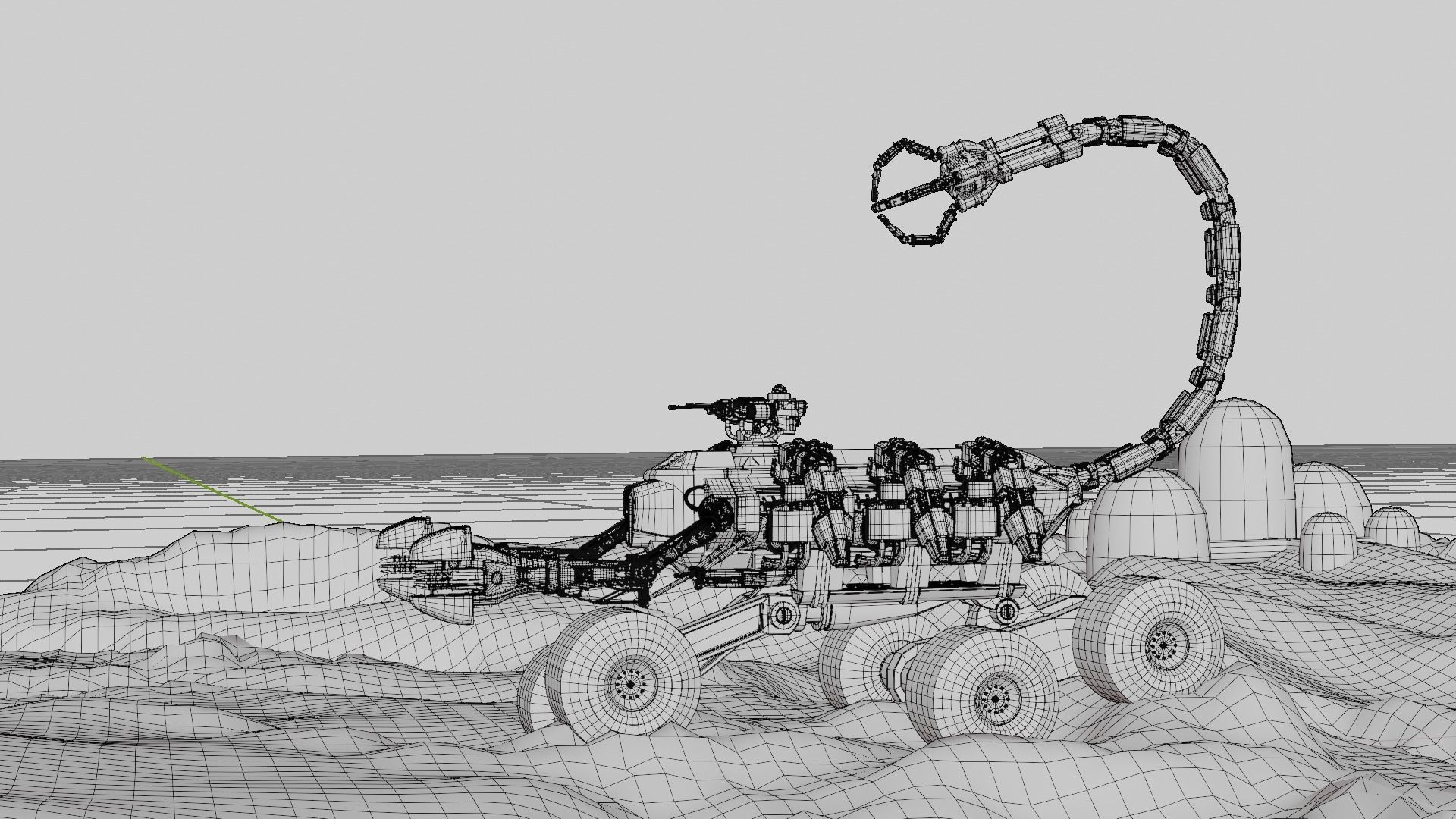 Skorpion tank 3D model Low-poly 3D model_13