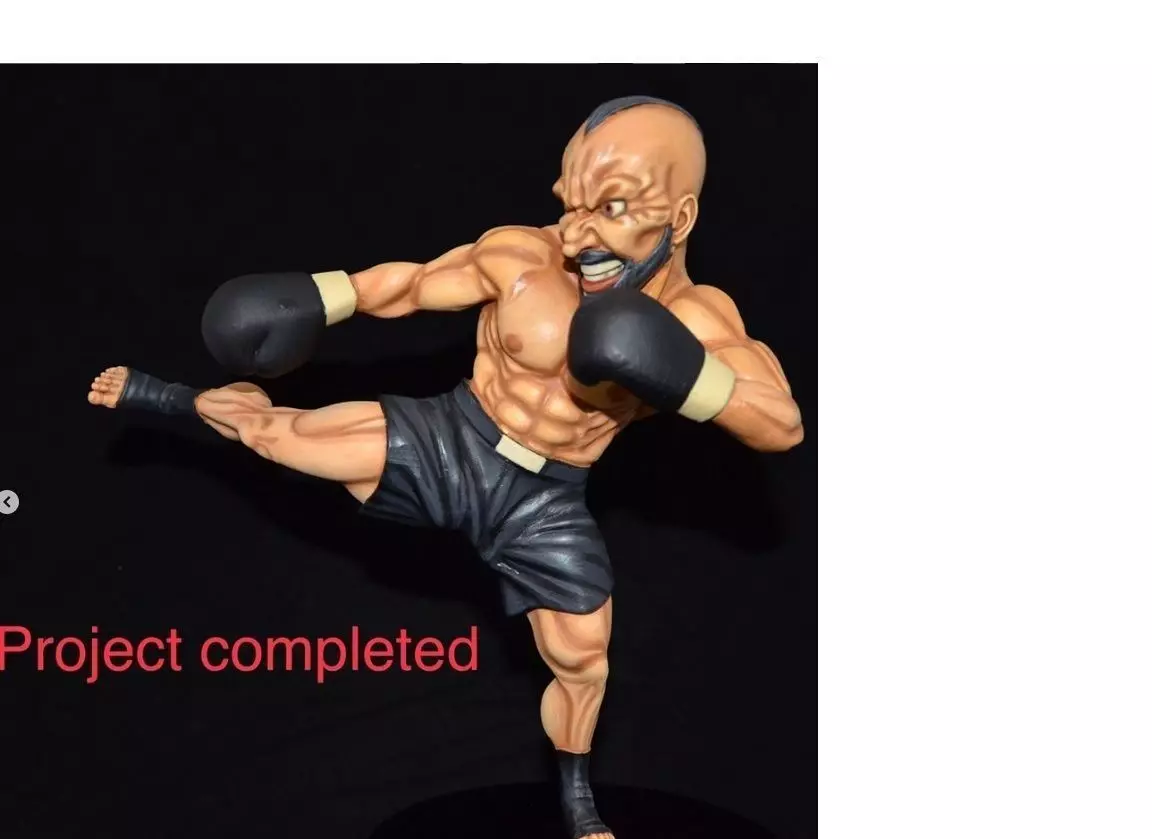 UFC fighter 3D print model_0