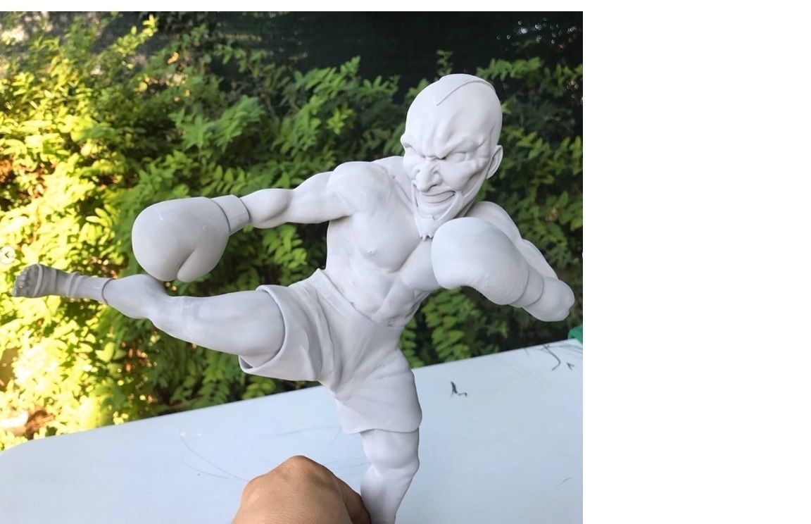 UFC fighter 3D print model_1