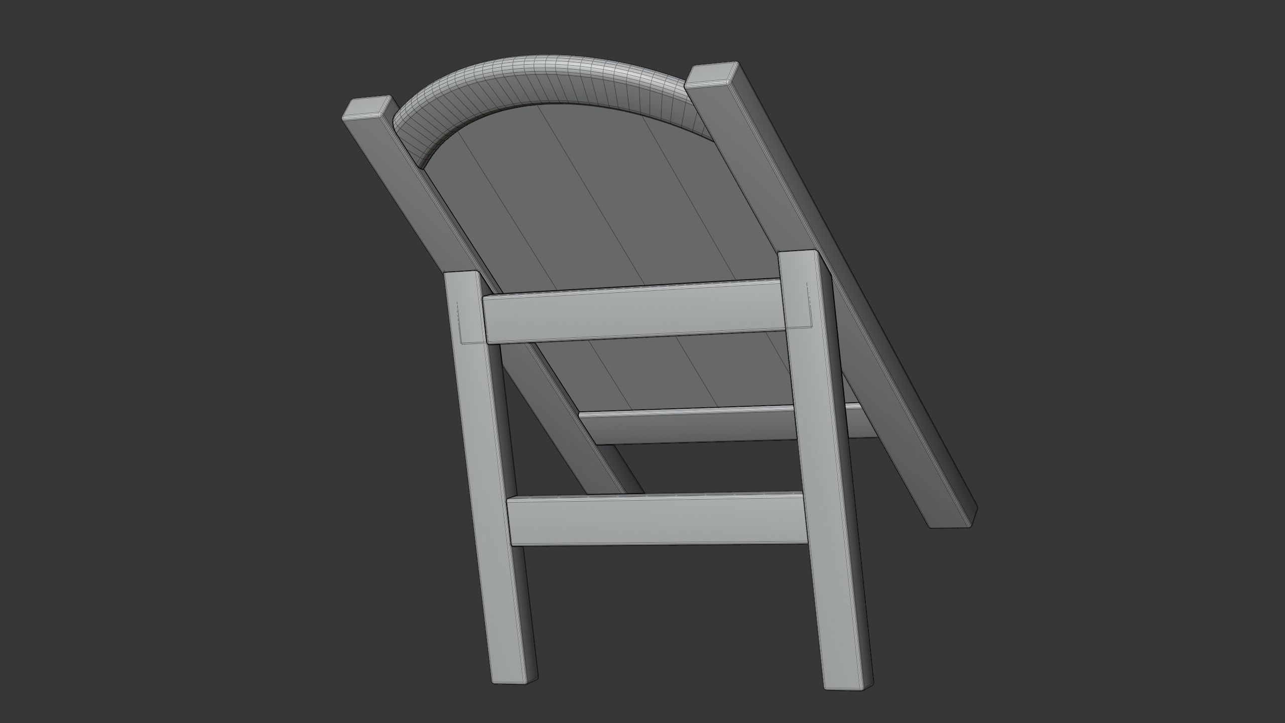 Coffee Shop Wooden Signboard Stand 3D model_11