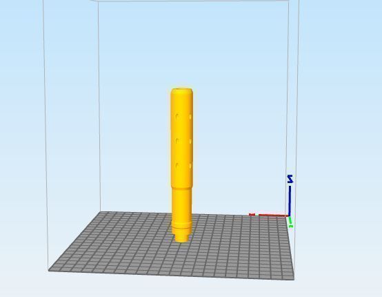 metal gear gun hk mk23 3D print model_1