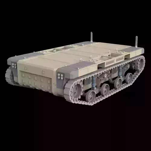 Prototype Tracked RC Model 3D print model