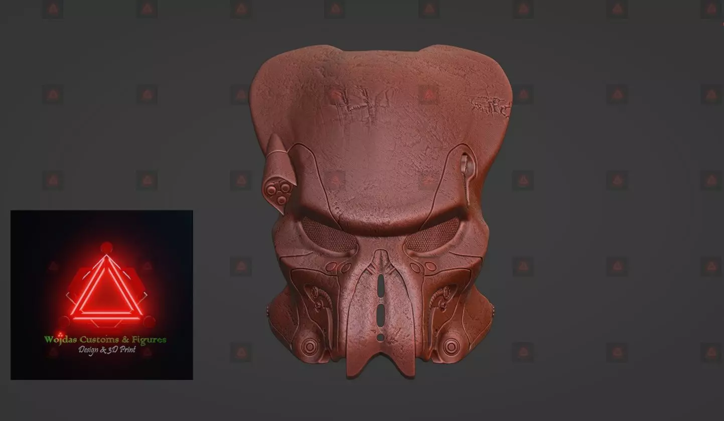 Predator Bio Mask ver 13 3D print model