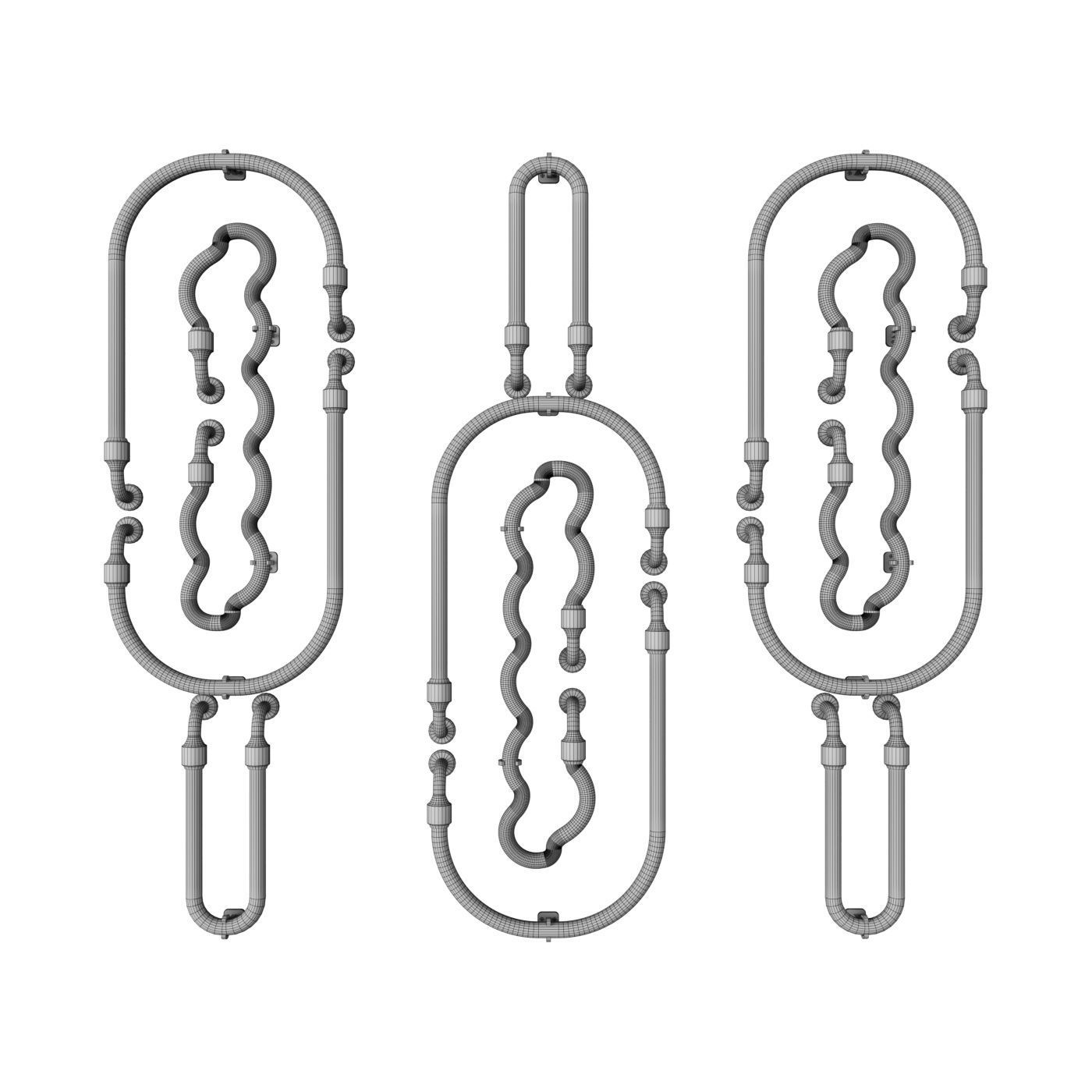 Ice Cream neon 3D model_1