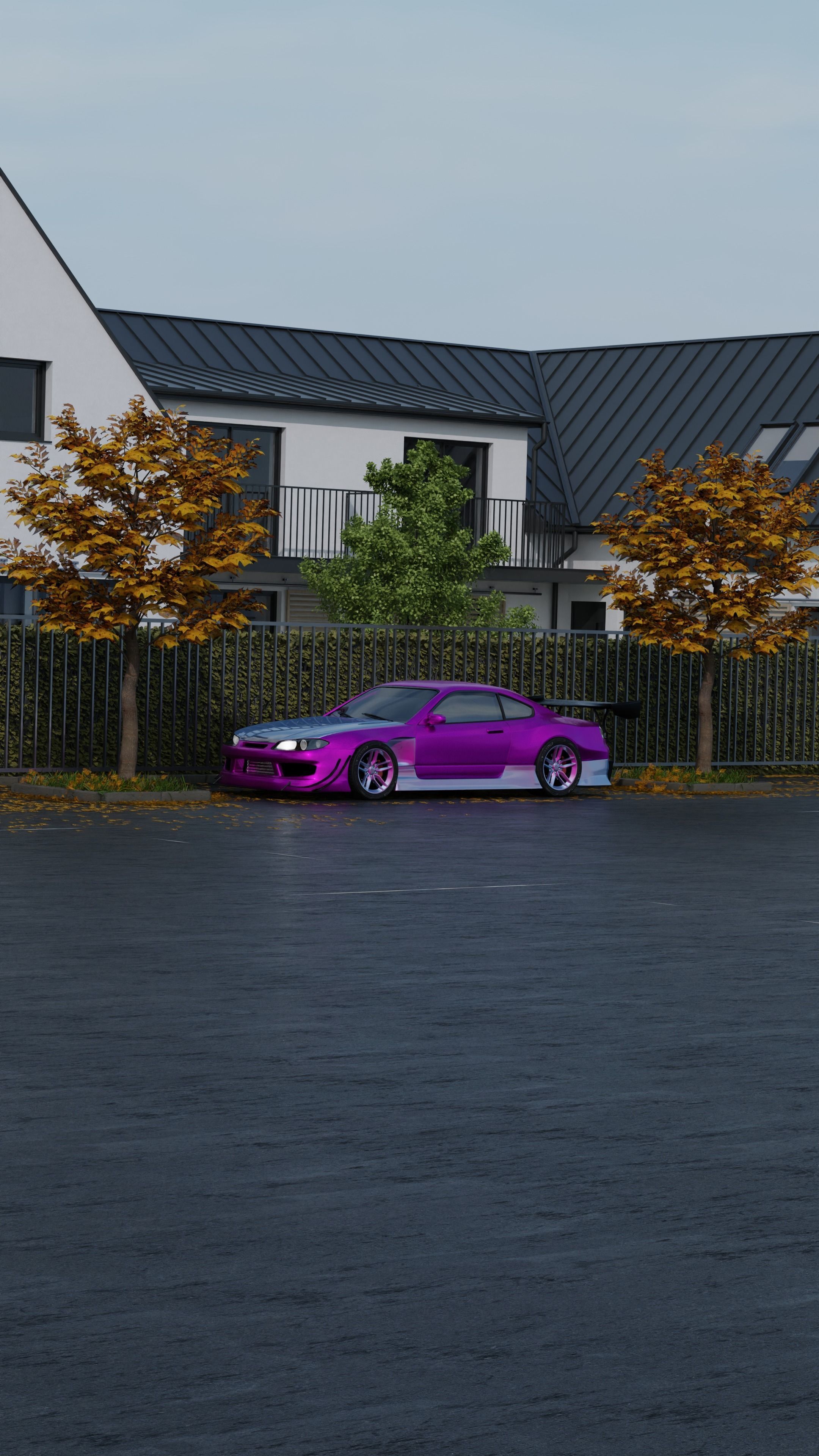 Nissan silvia s15 tuning  3D model_1