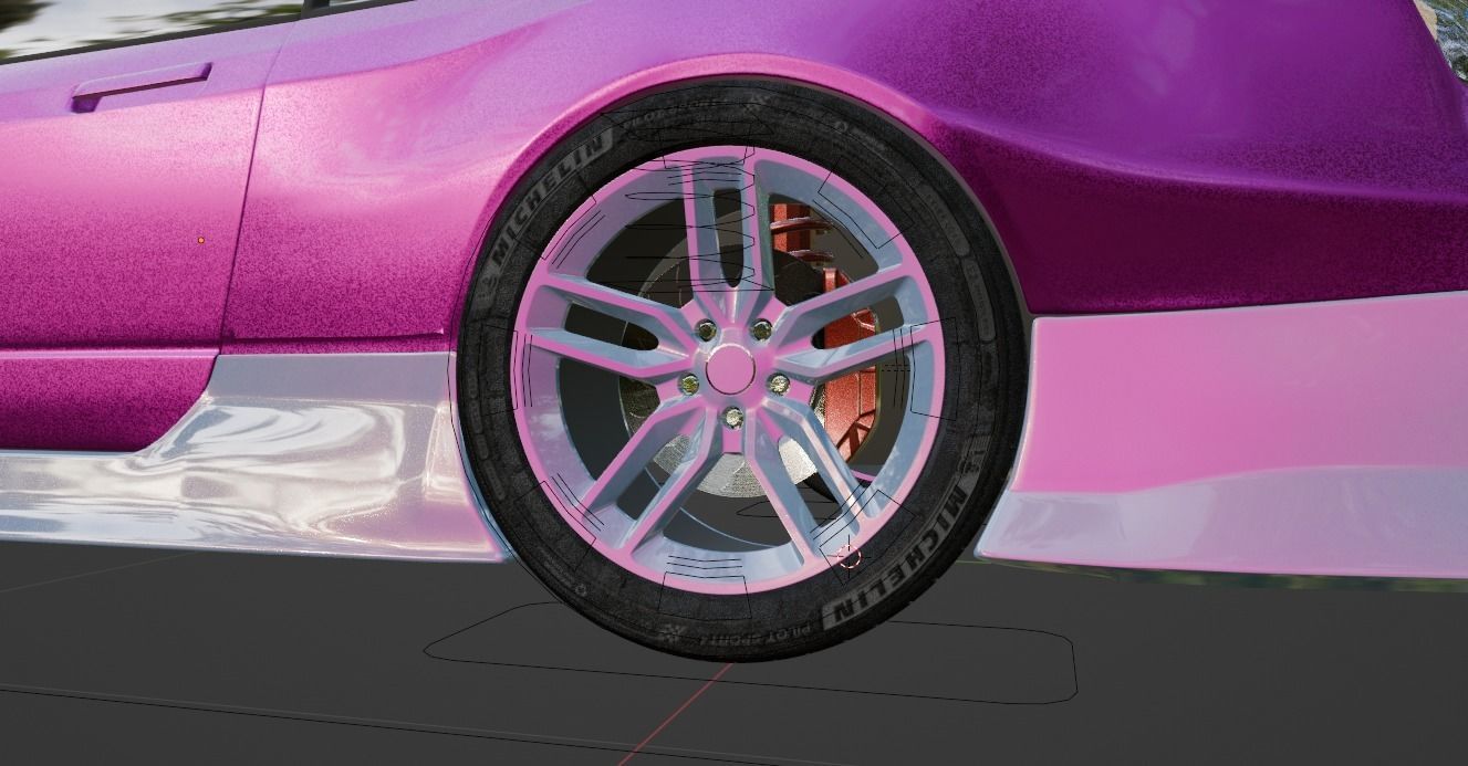 Nissan silvia s15 tuning  3D model_5