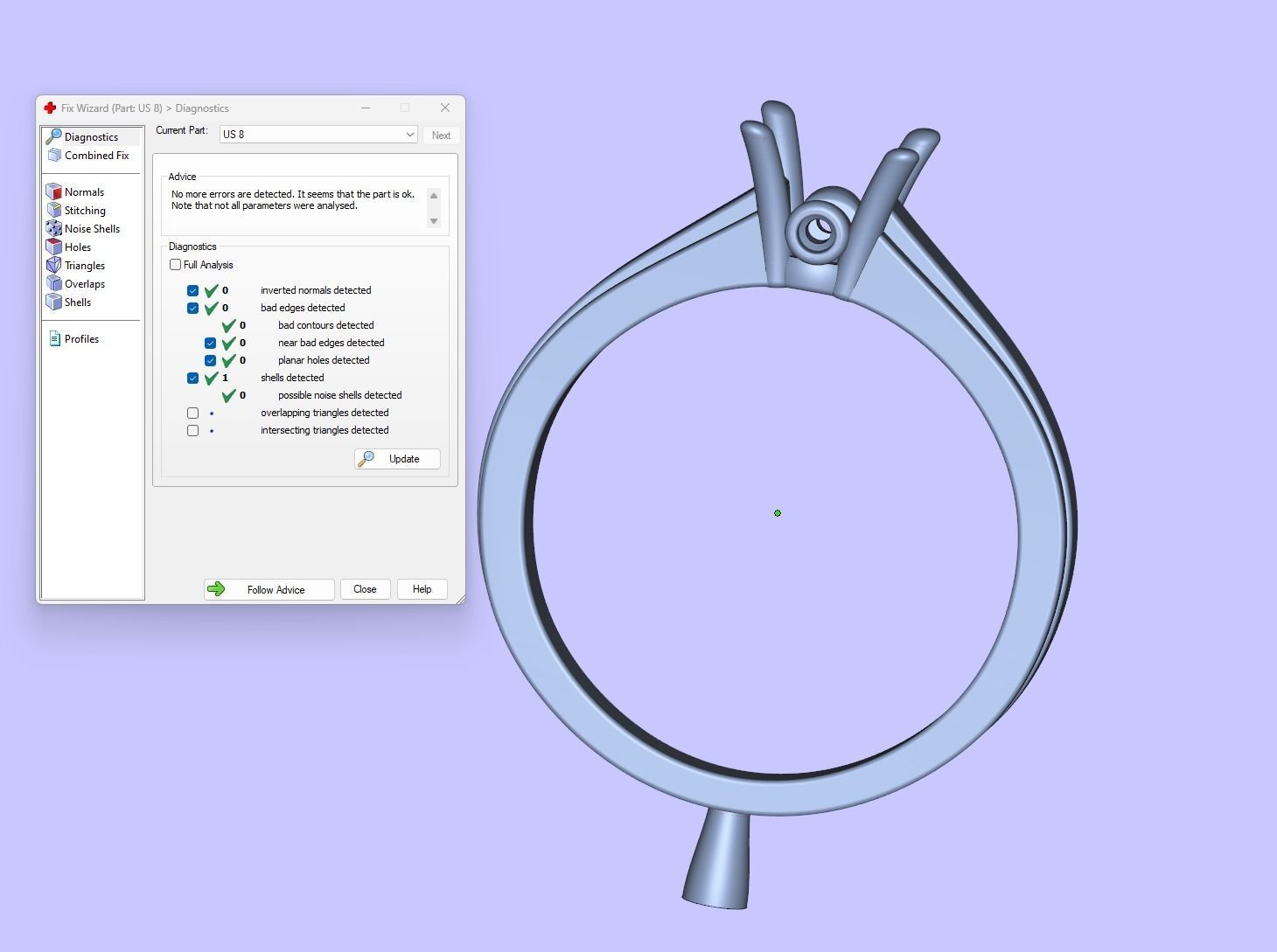 Solitaire Ring Collection   3D print model_12