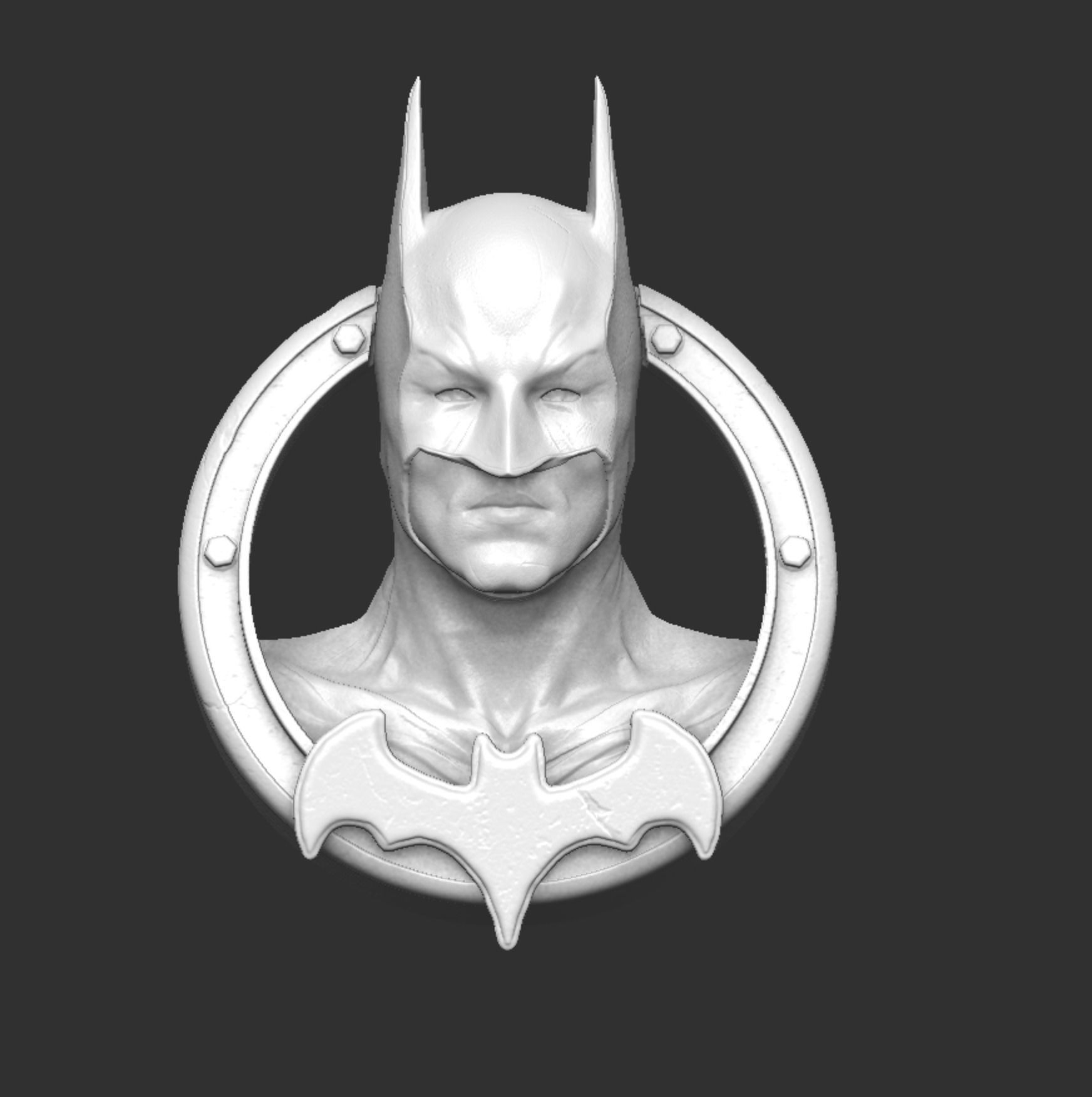 Batman Door Knocker 3D print model_1