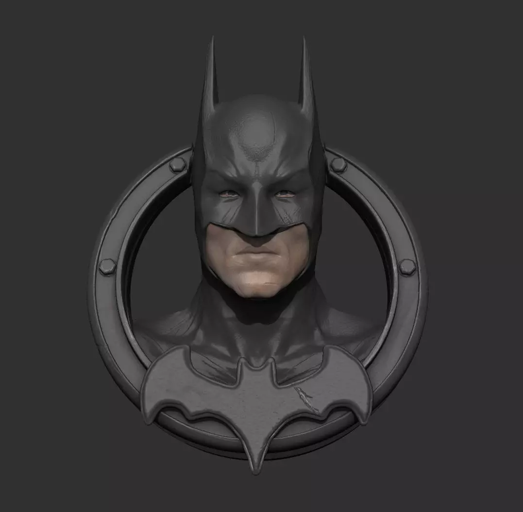 Batman Door Knocker 3D print model_0