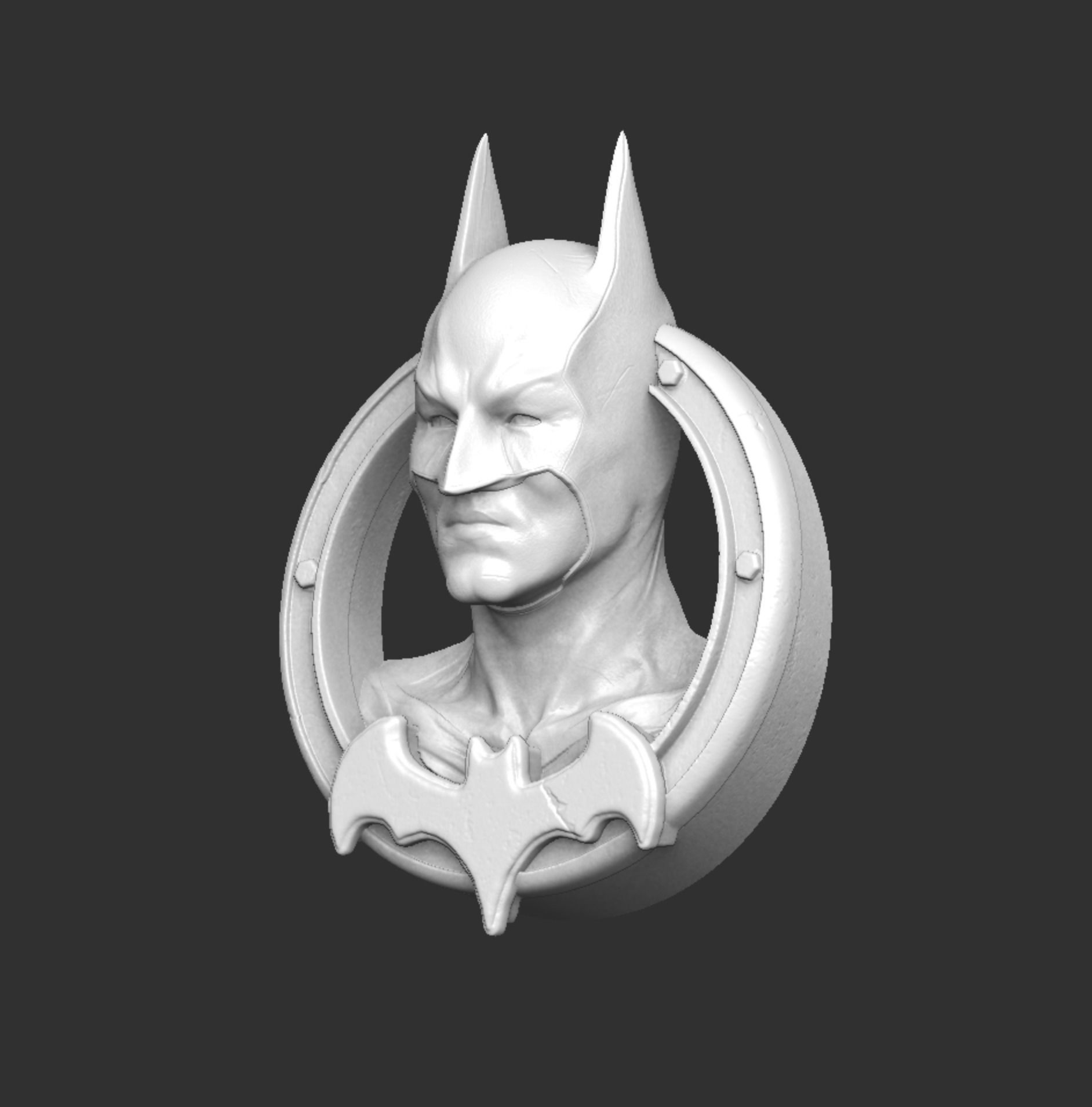 Batman Door Knocker 3D print model_4