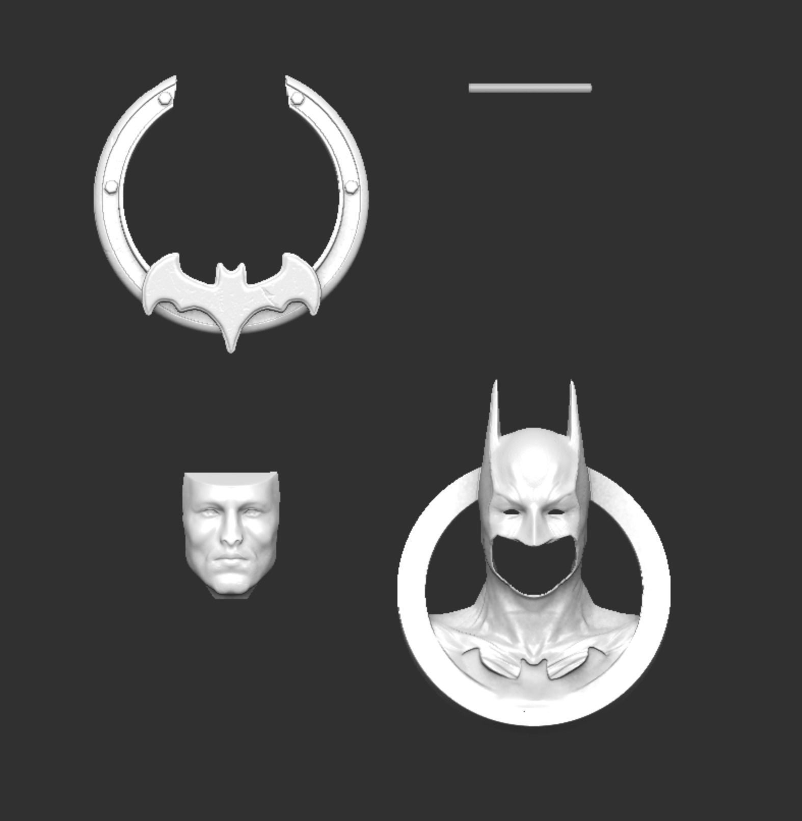 Batman Door Knocker 3D print model_2