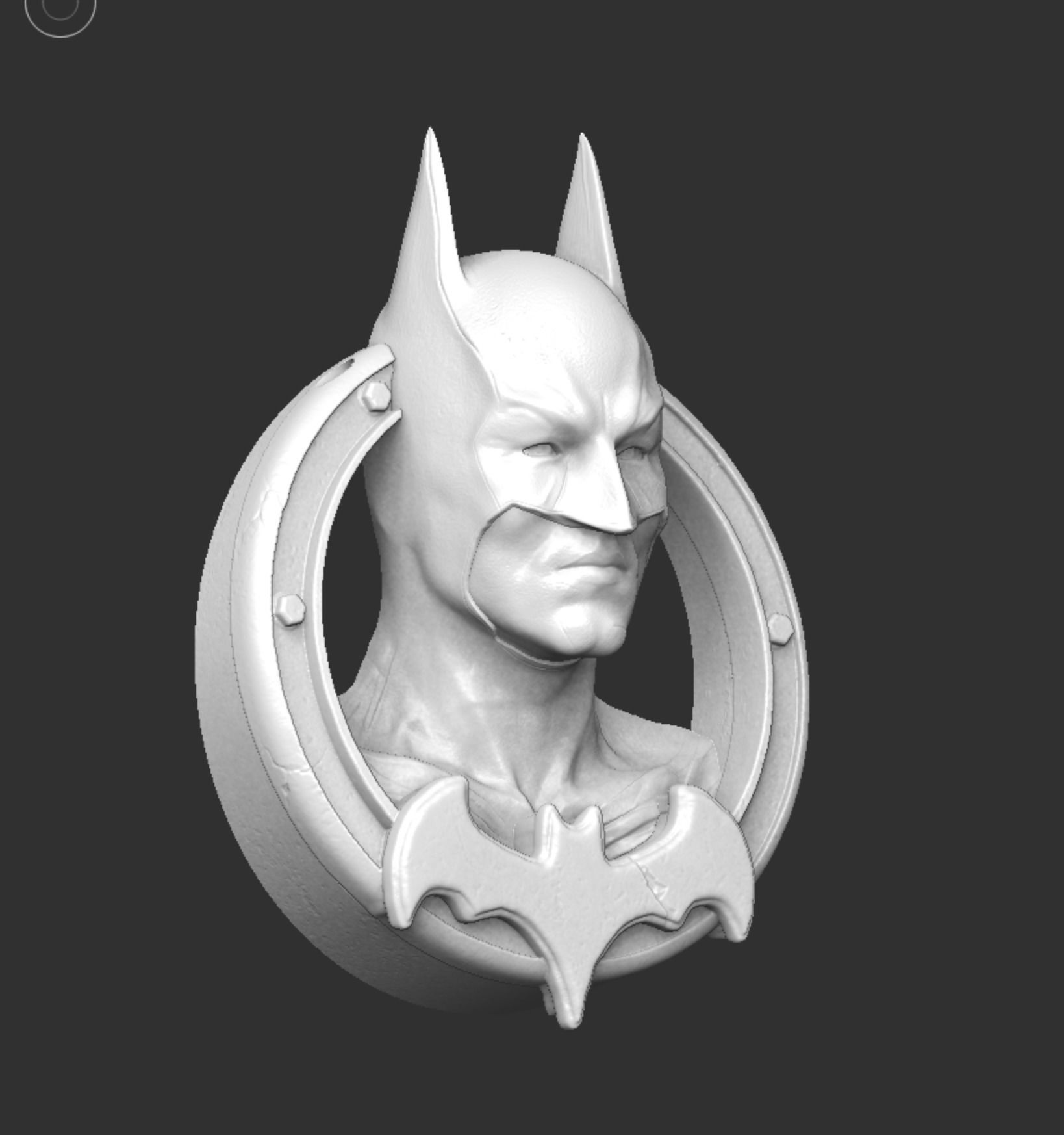 Batman Door Knocker 3D print model_3