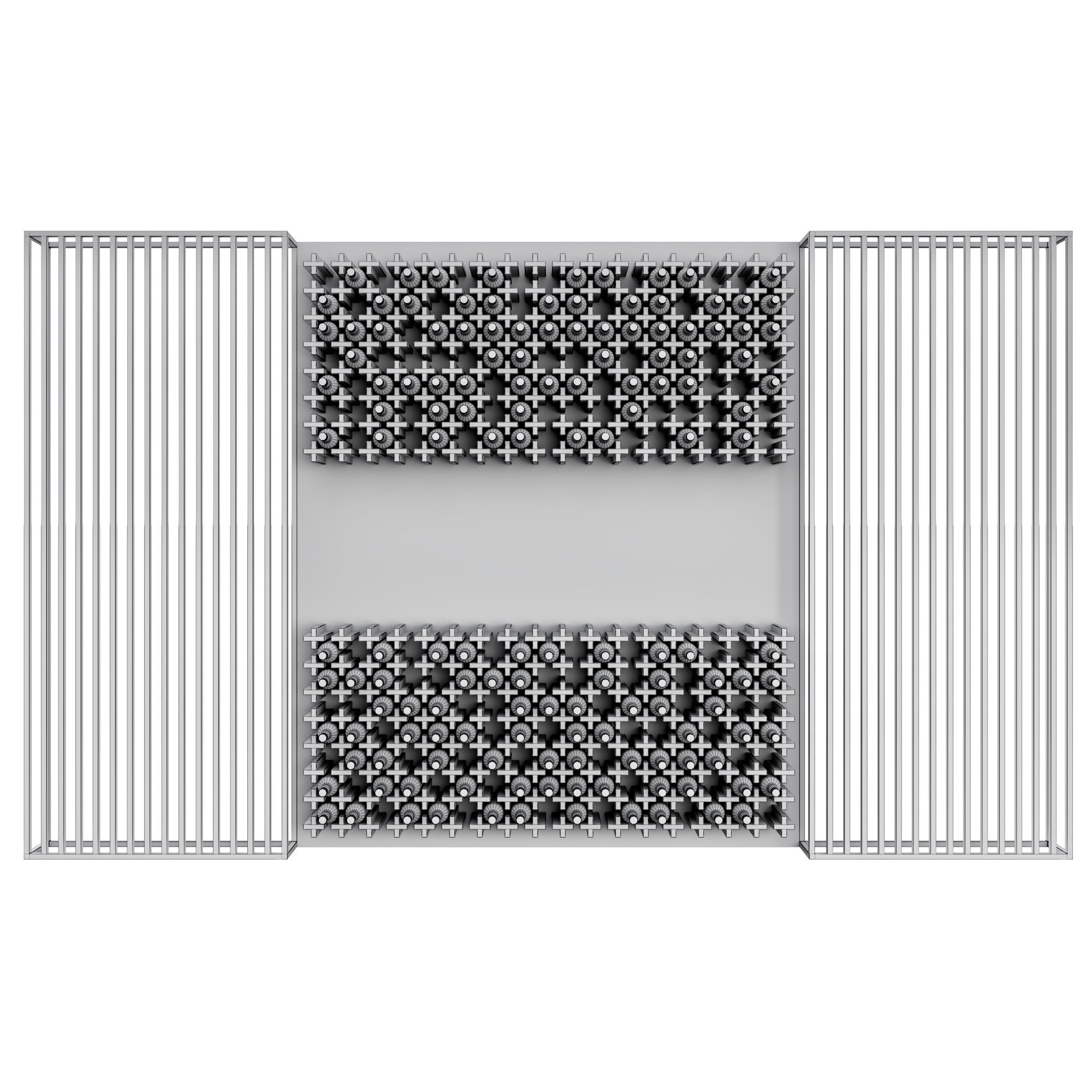 Wine Shelf 7 3D model_2