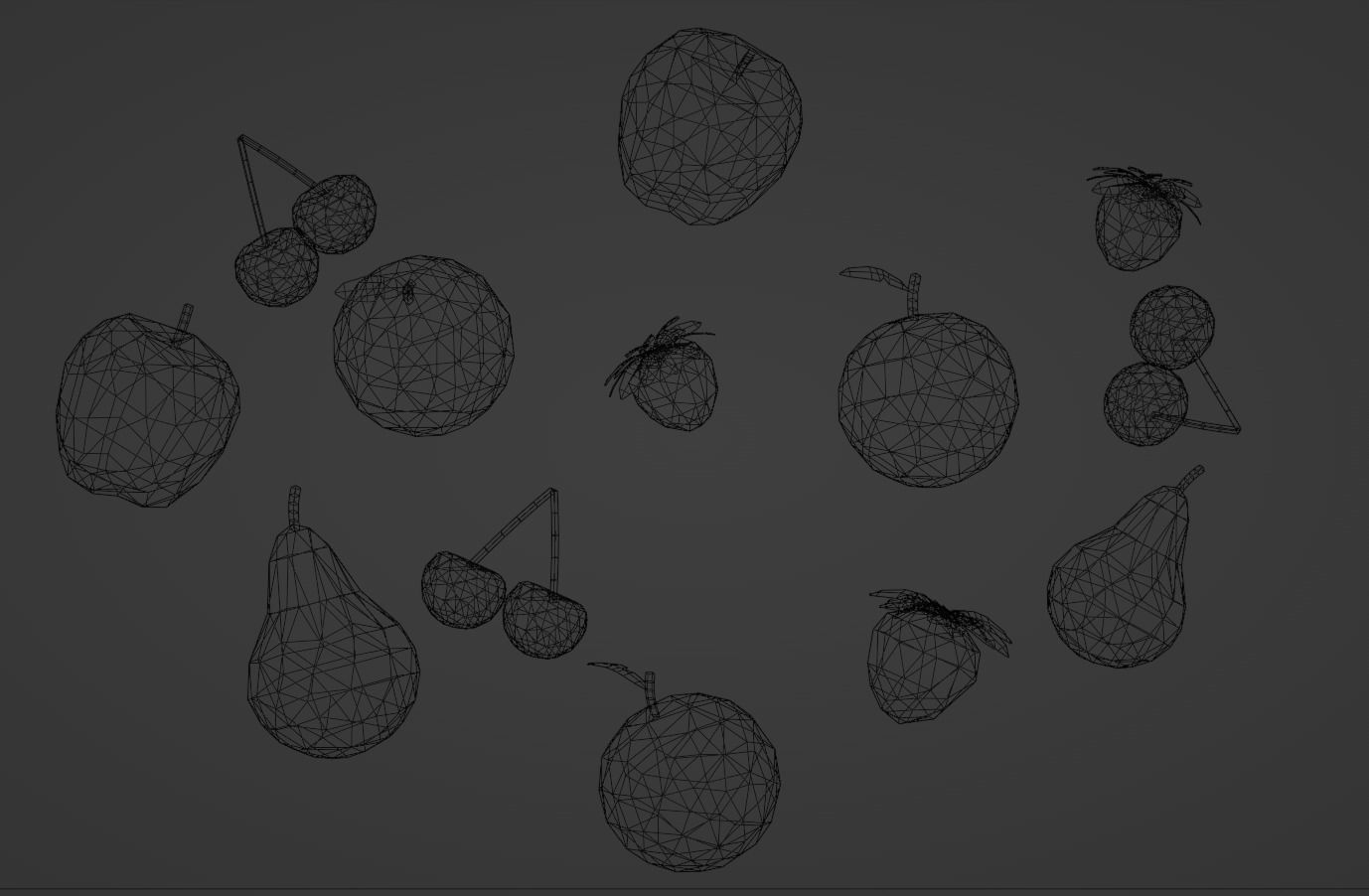 Fruit Pack Collection Low-poly 3D model Low-poly 3D model_4