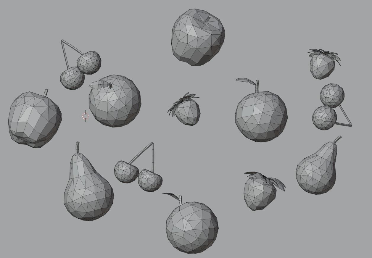 Fruit Pack Collection Low-poly 3D model Low-poly 3D model_5