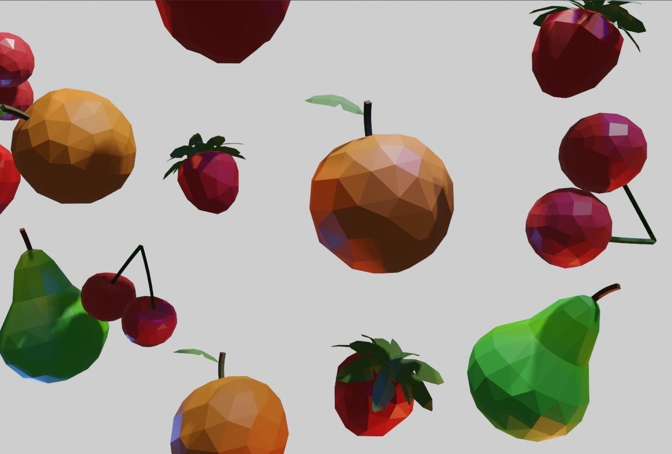 Fruit Pack Collection Low-poly 3D model Low-poly 3D model_3