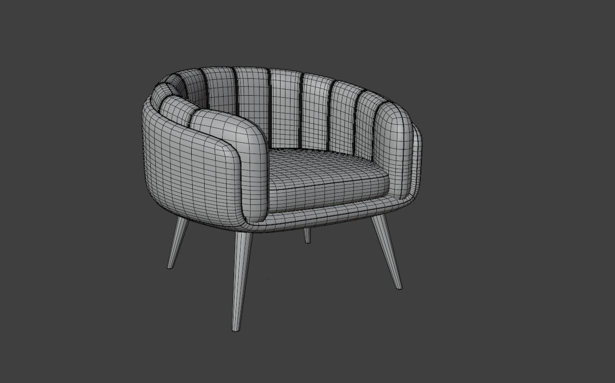 chair 3D model_2