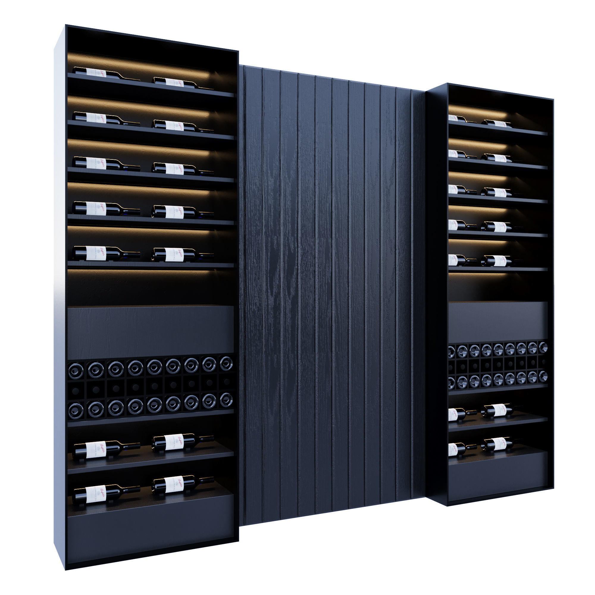 Wine Shelf 8 3D model_1