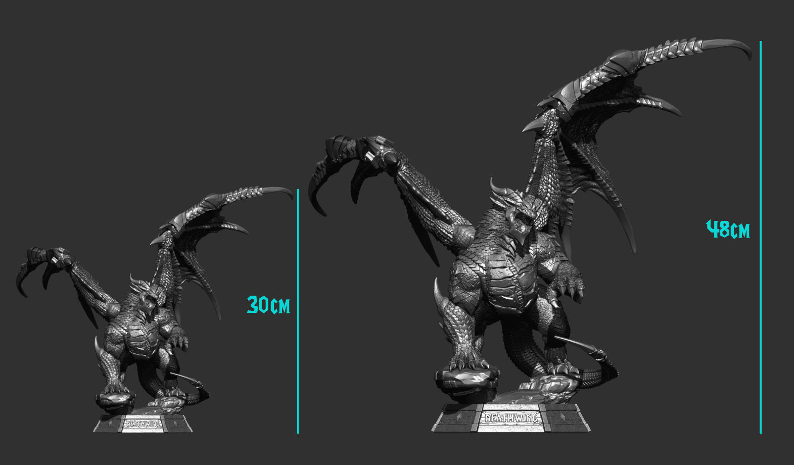 Deathwing Dragon 3D print model_7