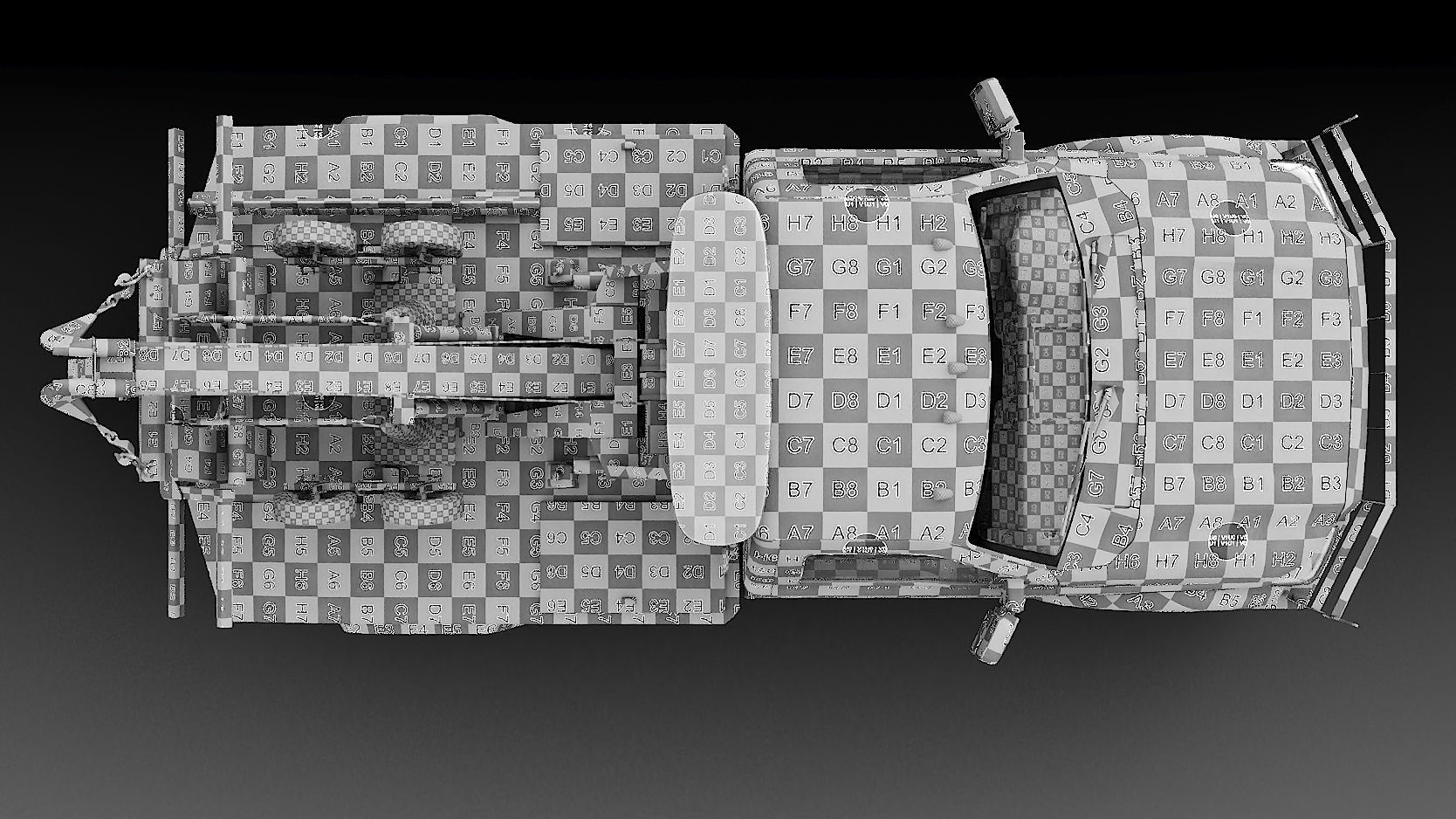 Tow truck NYPD Low-poly 3D model_54