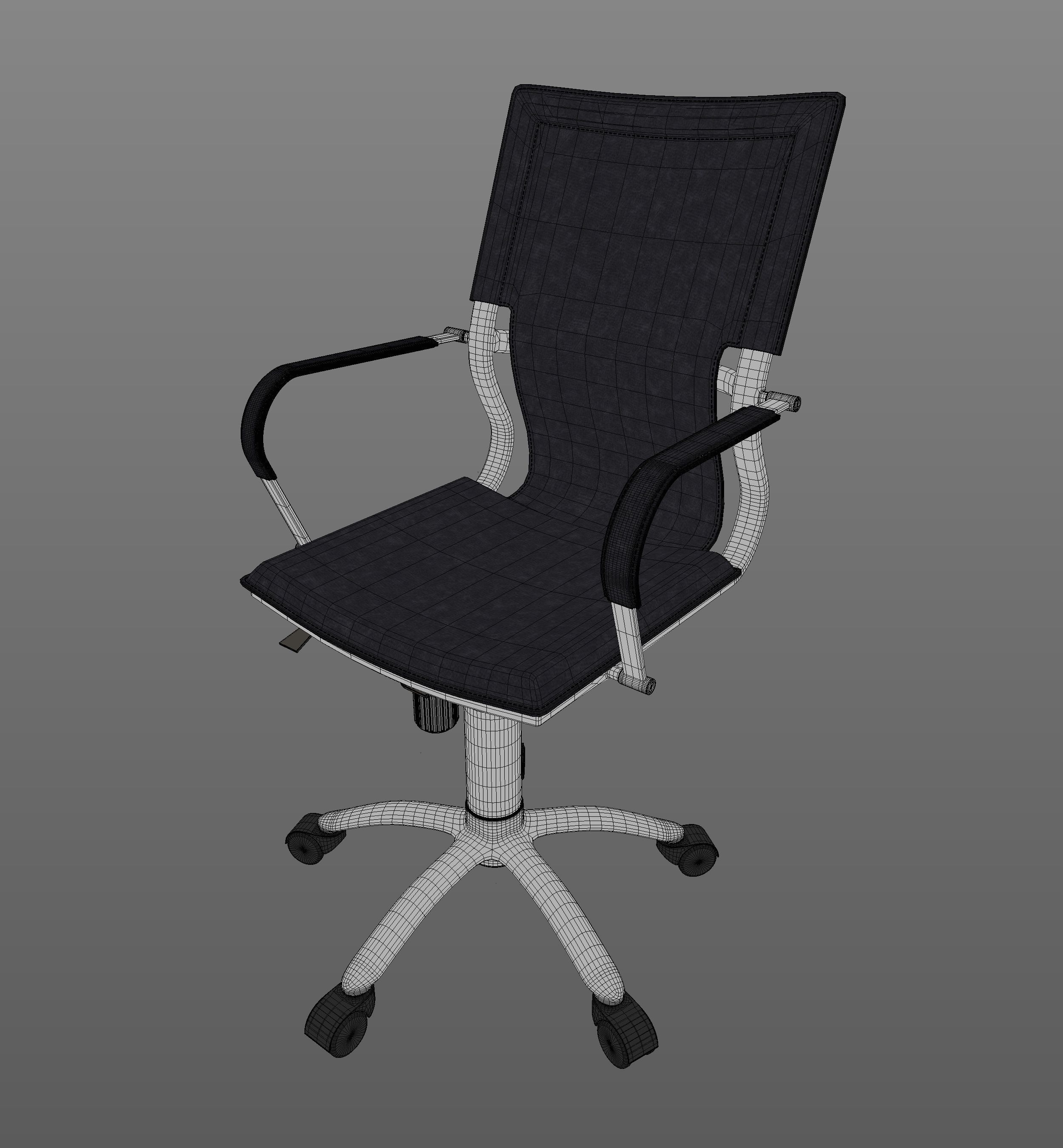 Office Chair 3D model_10