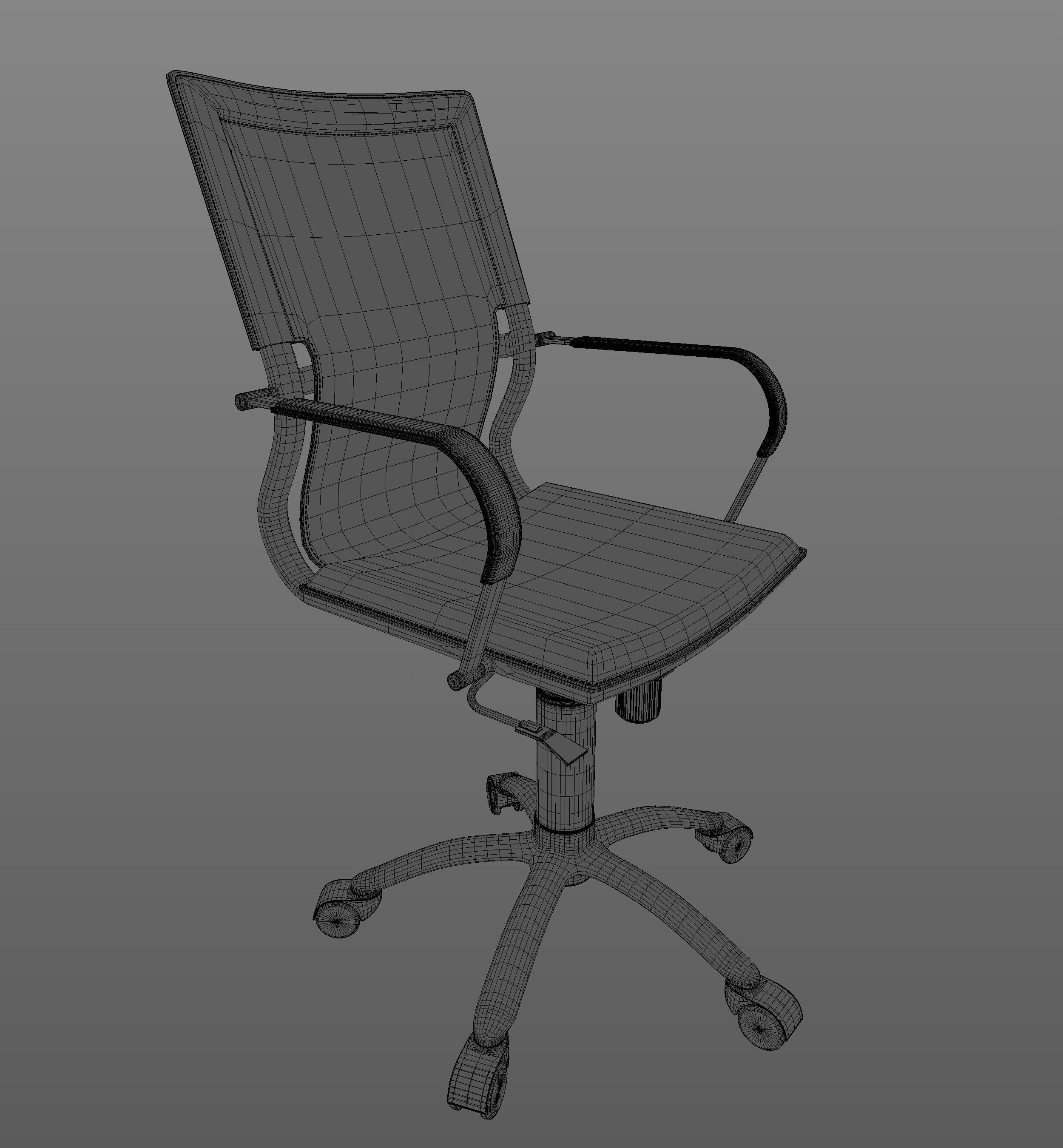 Office Chair 3D model_11