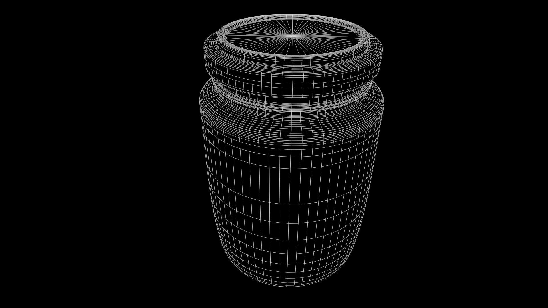 Sauces and Condiments-Yuzu Kosho-GAME READY PBR Low-poly 3D model_1