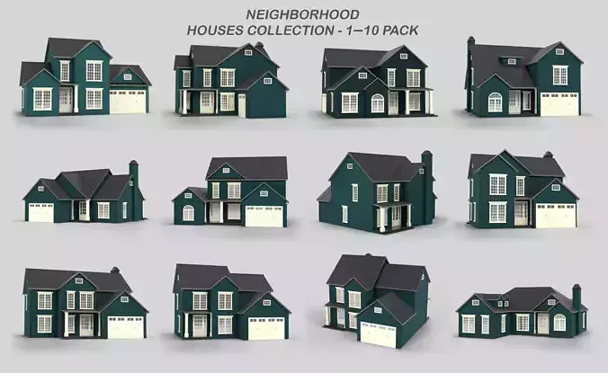 British House Design Collection 1-10 Pack T3