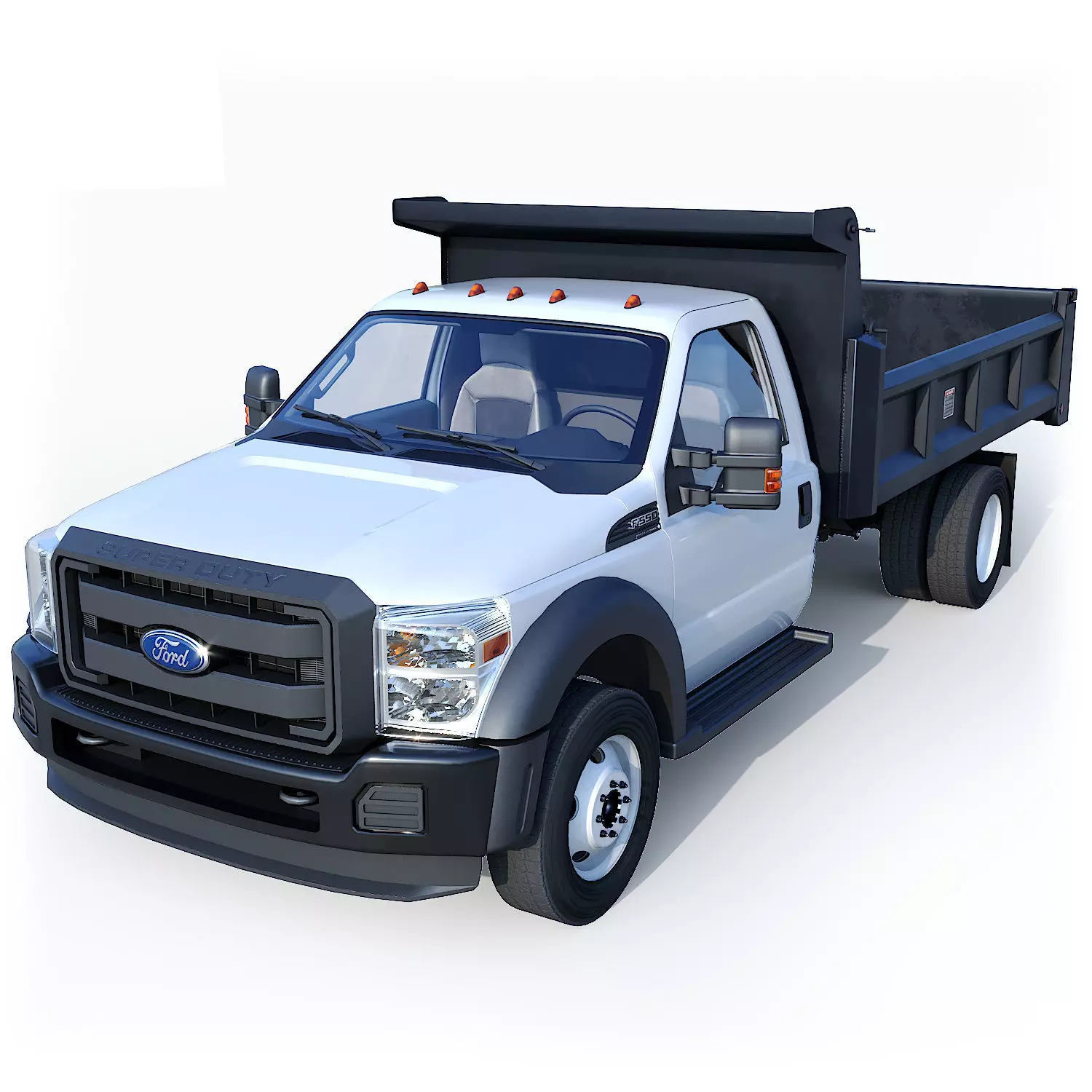Dump Truck Low-poly 3D model