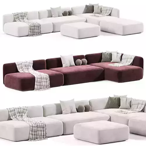 Cosy Sofa By MDF Italia 3 3D model
