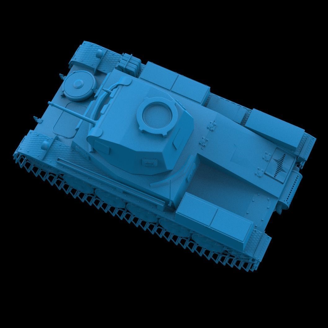 Panzer II 3D print model_4