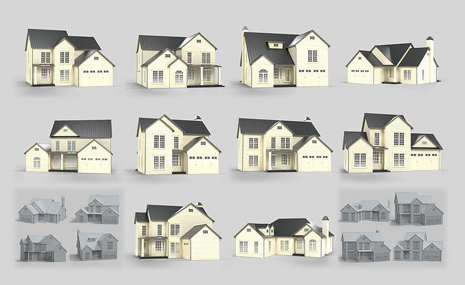 Cottage House Design Collection 1-10 Pack T5 5