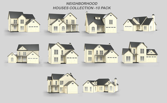 Cottage House Design Collection 1-10 Pack T5 3