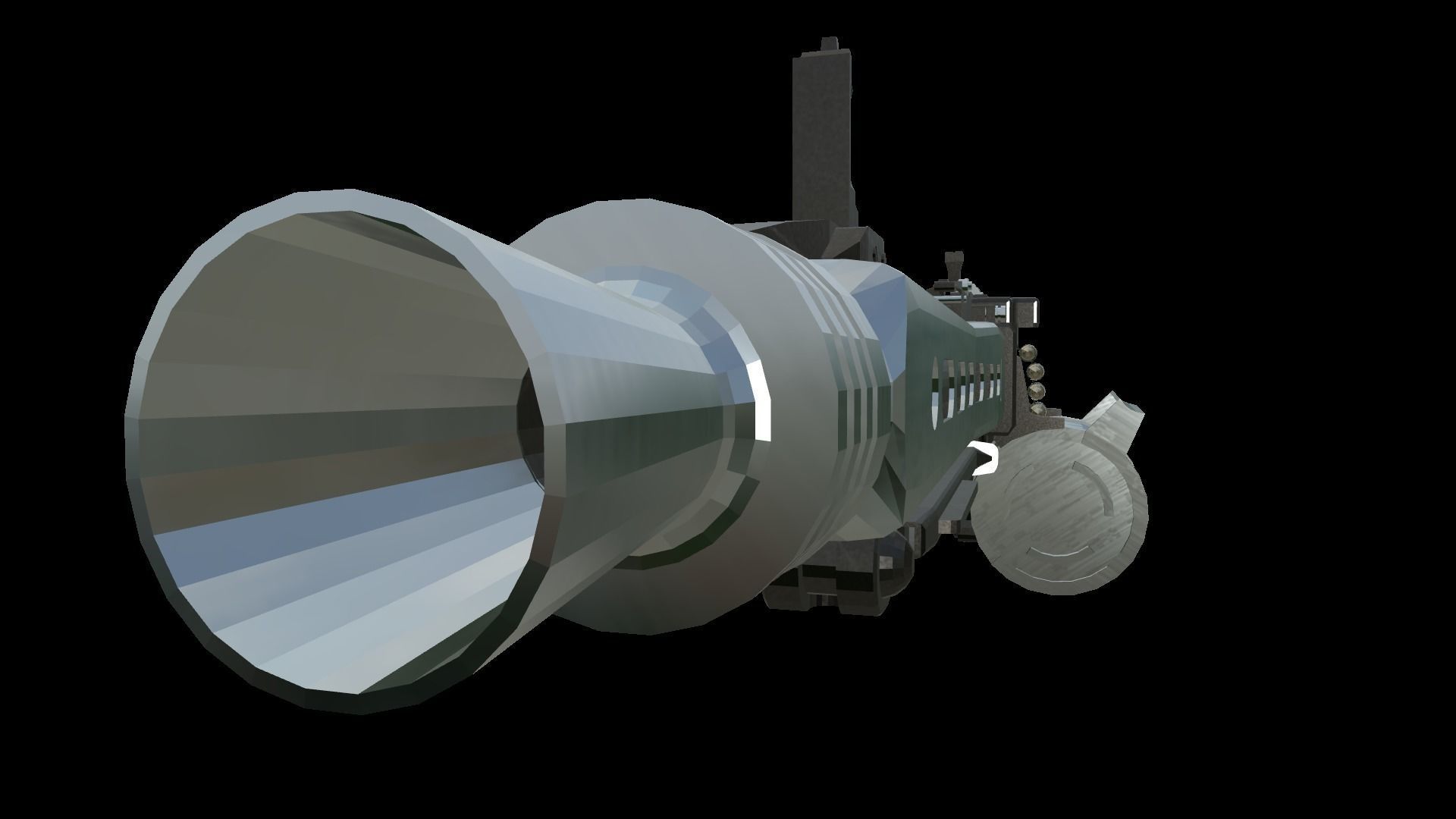 Low-Poly Light Machine MG42 3D Model Low-poly 3D model_2