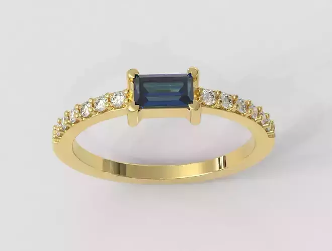 Baguette Classic Ring