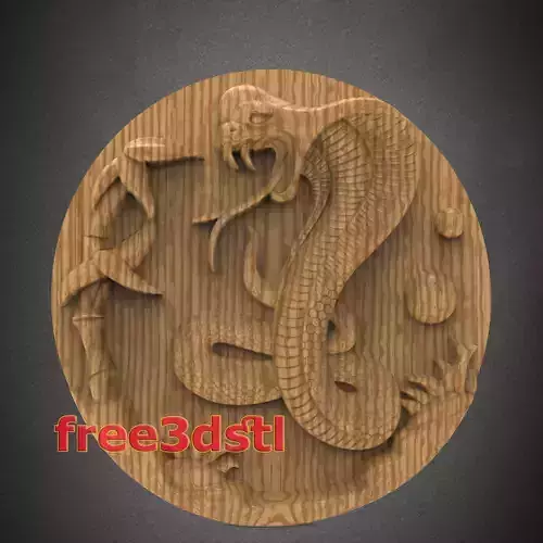Cobra 3D STL Model for CNC Router 
