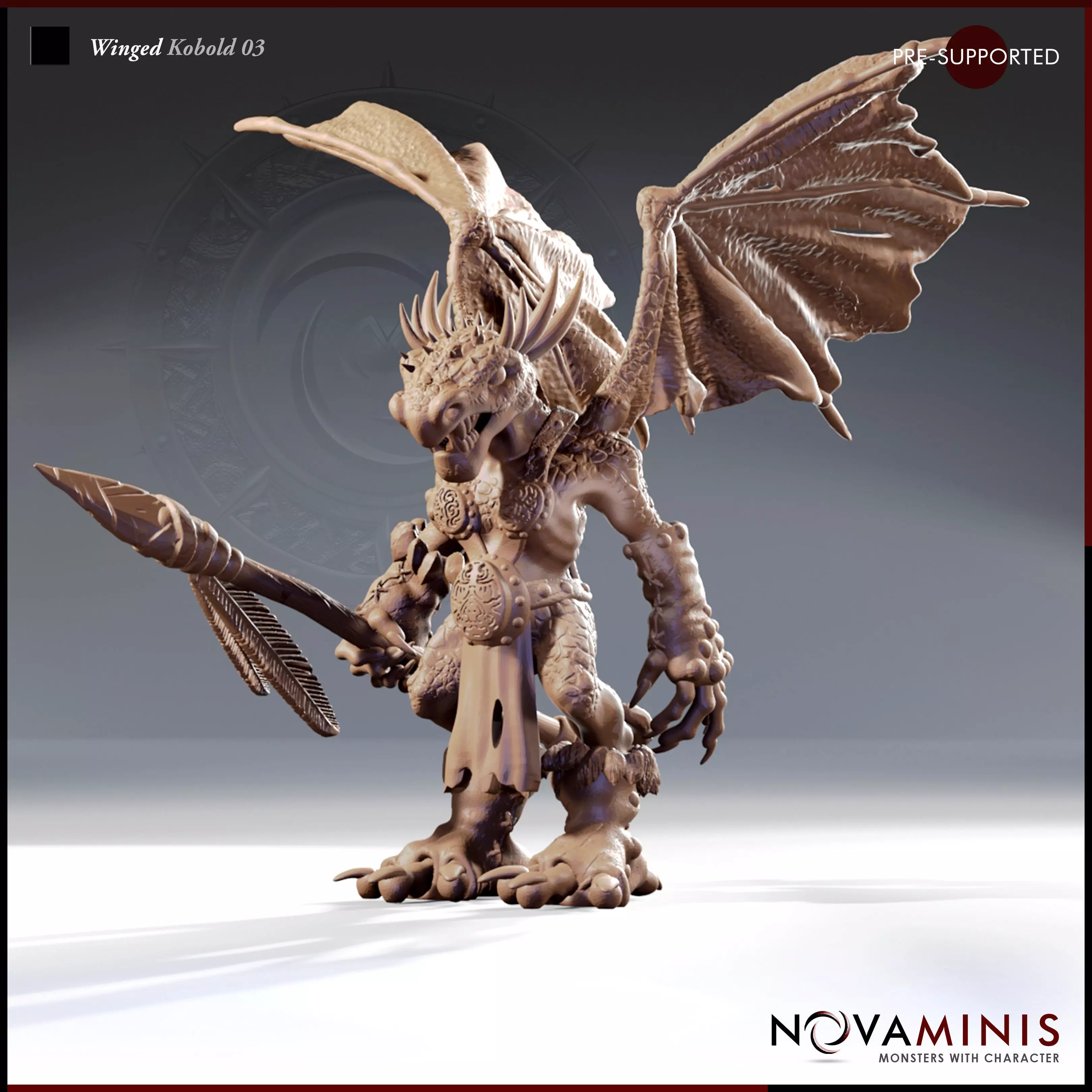 Winged Kobold 03 3D print model_0