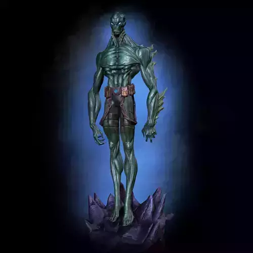 Abe Sapien from Hellboy for 3D printing 3D print model