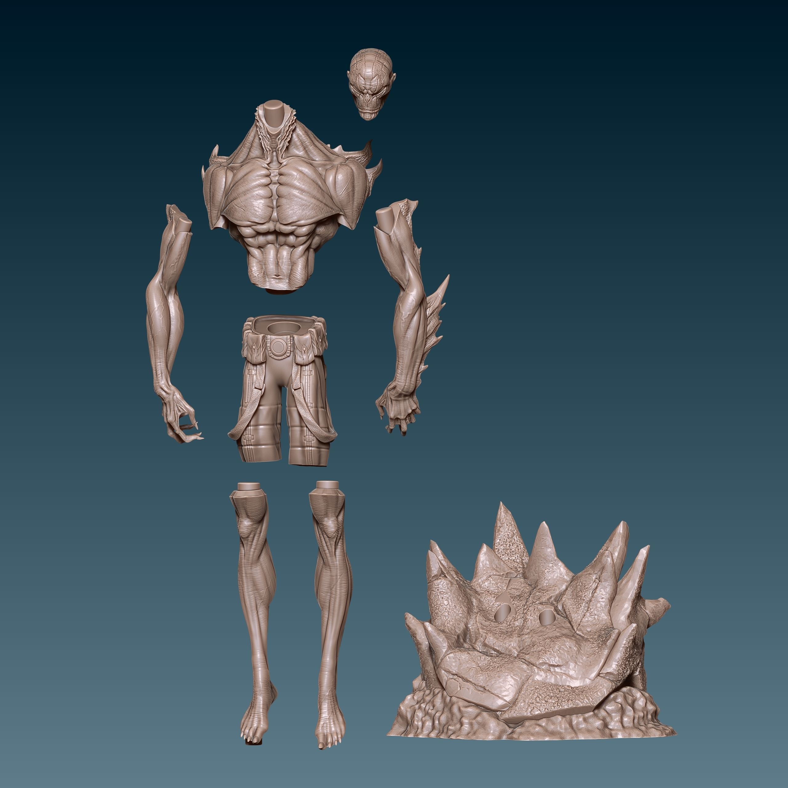 Abe Sapien from Hellboy for 3D printing 3D print model_8