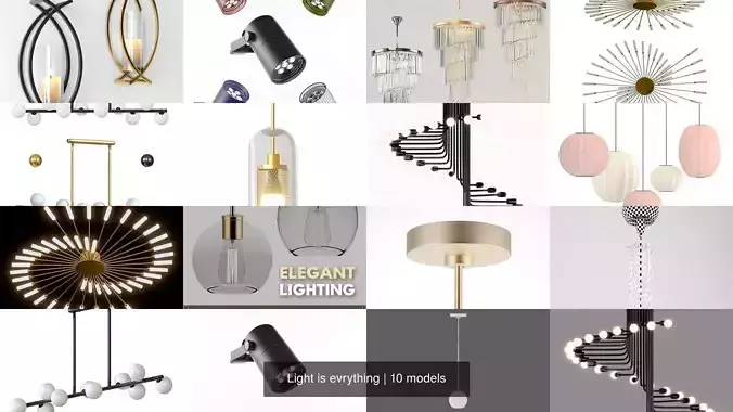 Light is evrything 3D Model Collection
