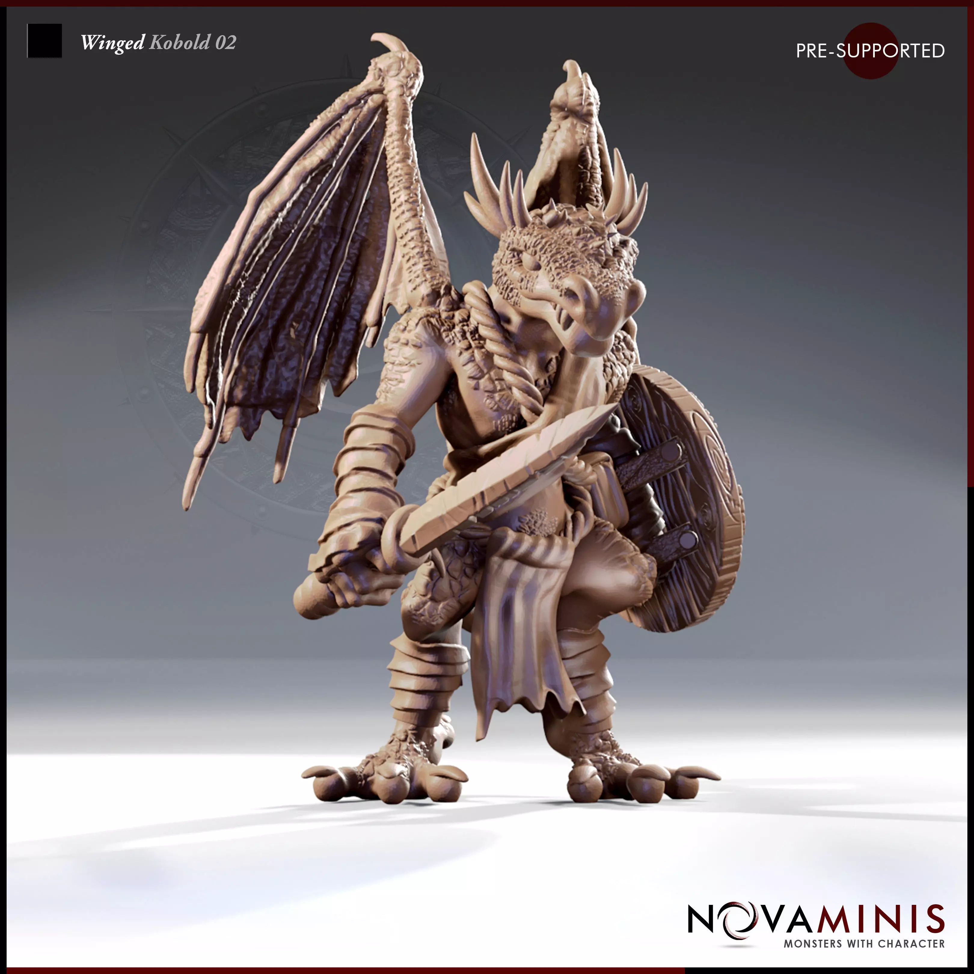 Winged Kobold 02 3D print model_0