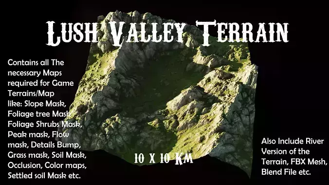 Lush Valley Terrain