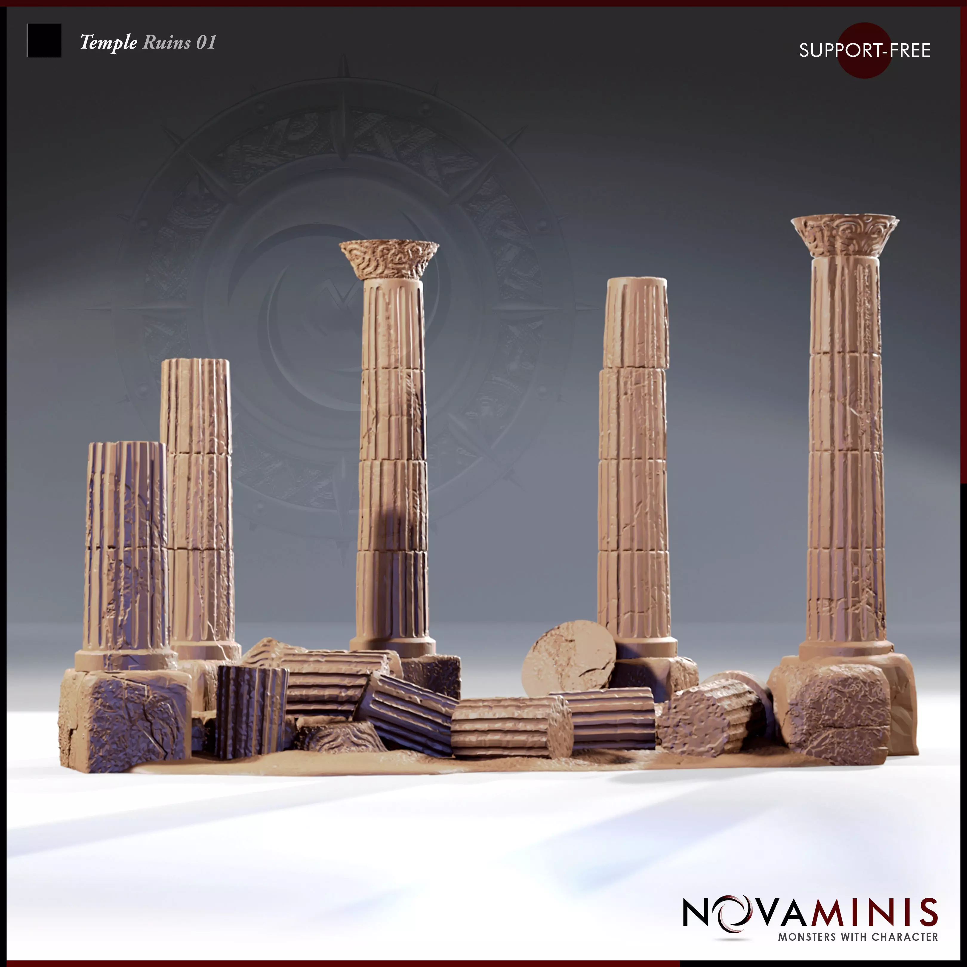 Temple Ruins 01 3D print model_0