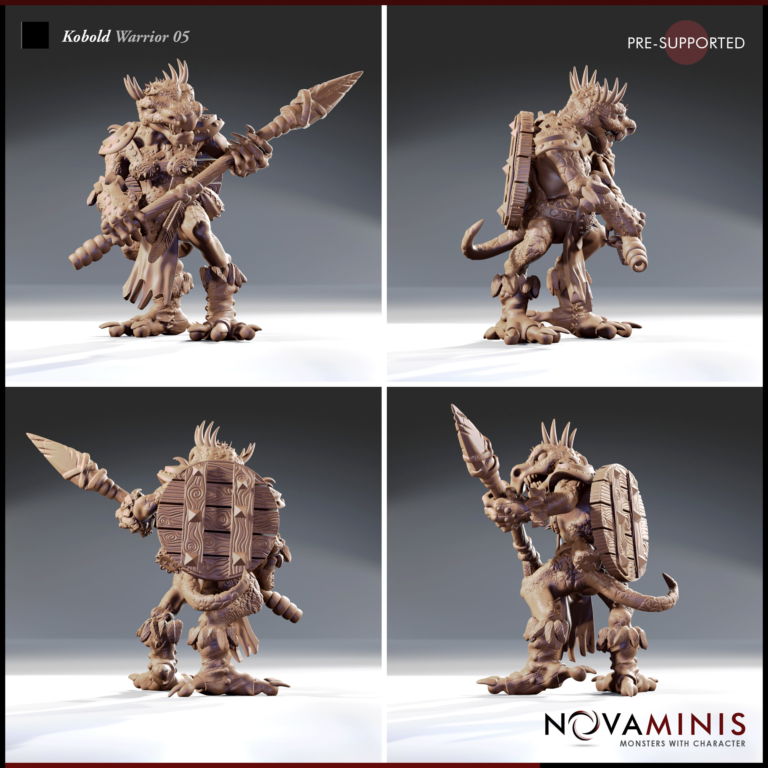 Kobold Warrior 05 3D print model_2
